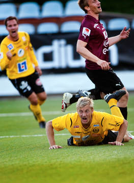 Patrik Rosengren, Mjällby, jubel