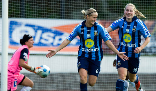 Marijke Callebaut och Linda Sällström, Djurgården