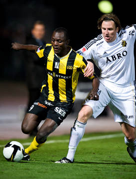 John Chibuike, Häcken. Nils-Eric Johansson, AIK