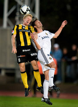 Josef Karlsson, Häcken. Iván Obolo, AIK