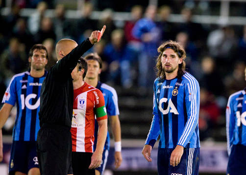 Jan Tauer, Djurgården rött kort