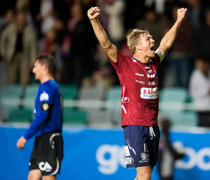 Marcus Allbäck, Örgryte, jubel