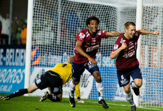 Alexander Mellqvist, Örgryte, gör 2-1, Roy Miller