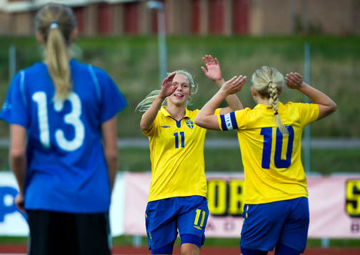 Jonna Andersson, Sverige, jubel