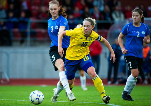 Ida Andersson, Estland och Elin Rubensson, Sverige