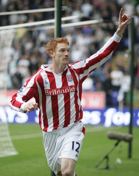 Dave Kitson, Stoke, glädje , jubel, 0-1