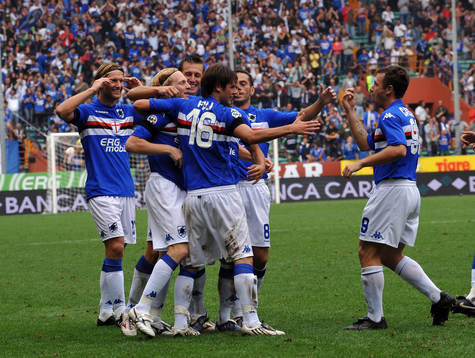 Jubel i Sampdoria