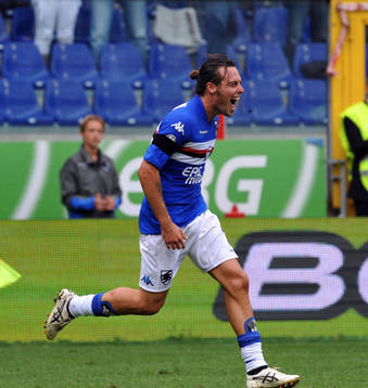 Mannini, Sampdoria, glädje, jubel