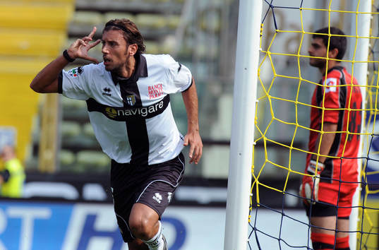 Zaccardo, gjorde 1-0 till Parma