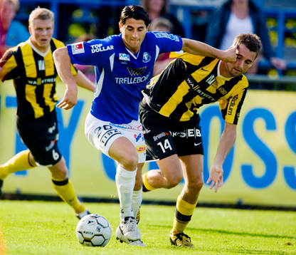 Yousef Fakhro, Trelleborg och Peter  Nyström, Häcken