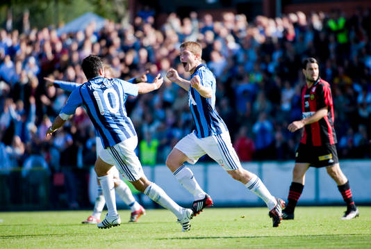 Dan Burlin, Djurgården, jubel med Christer Youssef