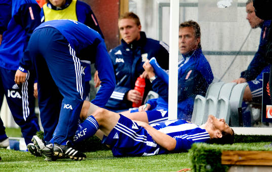 Tobias Hysén, IFK Göteborg, skada