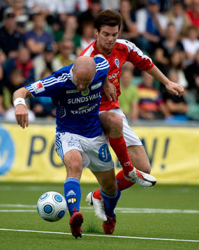 Jonas Wallerstedt, Sundsvall mot Christoffer Karlsson,