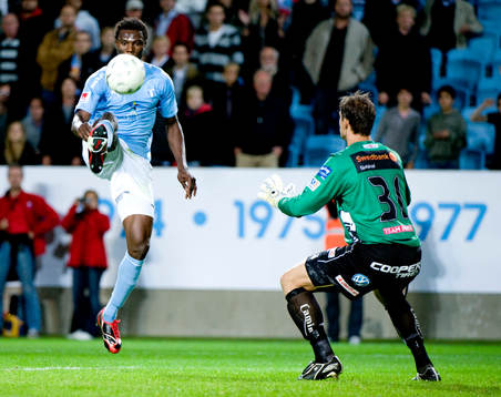 Edward Ofere, Malmö och Ante Covic, Målvakt Elfsborg