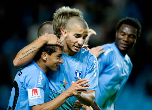 Guillermo Molins och Ricardinho, Malmö jubel