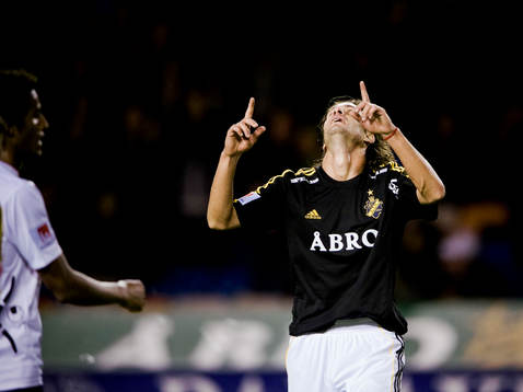Iván Obolo, AIK, jubel