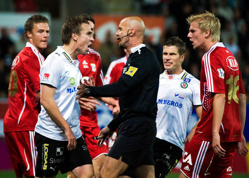 Fredrik Nordback, Örebro och Stefan Johannesson, Domare