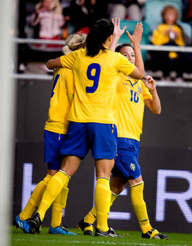 Kosovare Asllani, Sverige, jubel