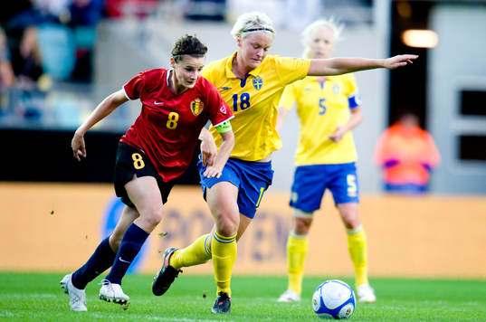 Femke Maes, Belgien, Nilla Fischer, Sverige