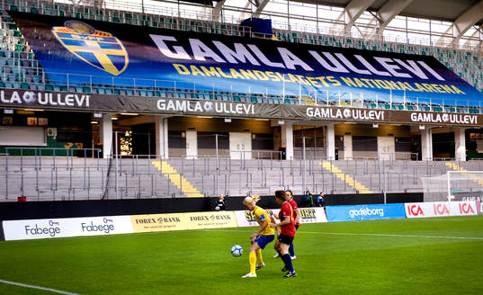 Sverige spelar på sin hemmaarena Gamla Ullevi. Arena,