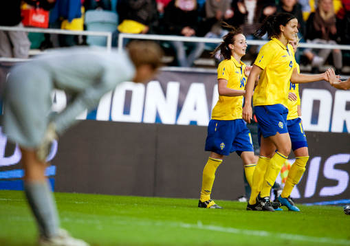 Kosovare Asllani, Sverige, jubel