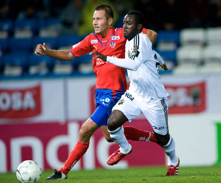 Marcus Lantz, Helsingborg och Dulee Johnson, AIK