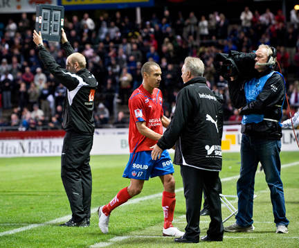 Henrik Larsson, Helsingborg, byte