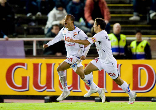 Marcus Olsson och Michael Görlitz, Halmstad jubel