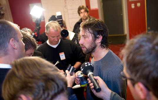 Peter Forsberg. Press, media