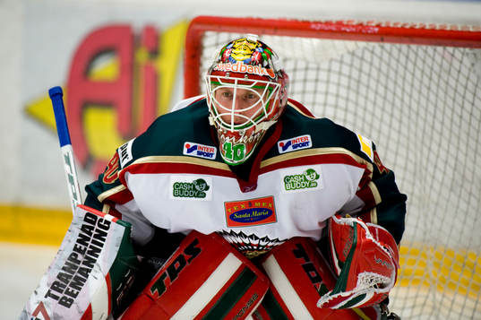 Johan Holmqvist, Målvakt
