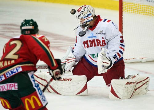 Anders Lindbäck, målvakt, Timrå. Janne Niskala, Frölunda