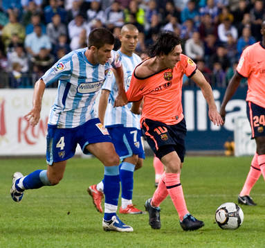 Manu Torres, Malaga och Messi, Barcelona, närkamp,