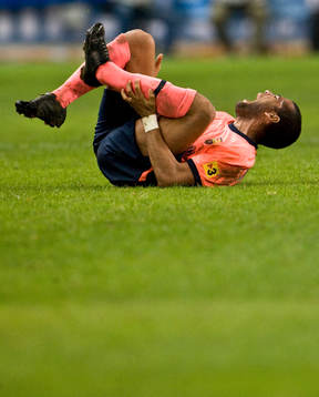 Dani Alves, skada, smärta