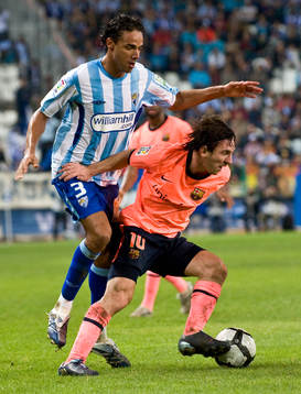 Weligton, Malaga och Messi, Barcelona