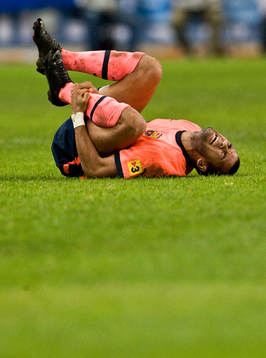Dani Alves, skada, smärta
