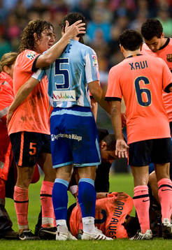 Puyol. Skada, kamratskap