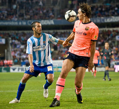Iban Cuadrado, Malaga och Zlatan Ibrahimovic, Barcelona
