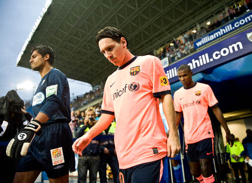 Messi, Barcelona, spelarentré, inmarsch
