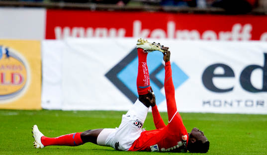 Abiola Dauda, Kalmar har kramp