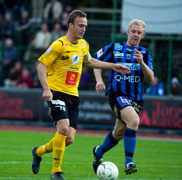 Marcus Ekenberg, Mjällby på väg att kvittera till 1-1