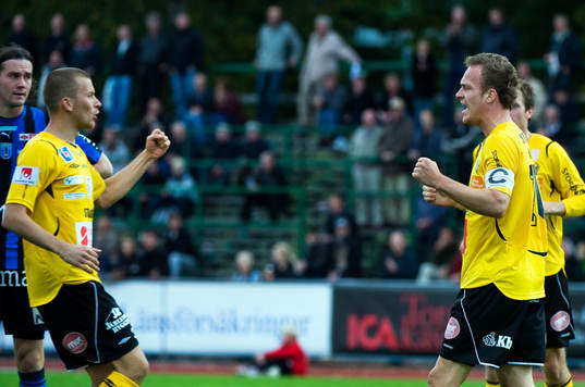 Tobias Johansson och Marcus Ekenberg, Mjällby