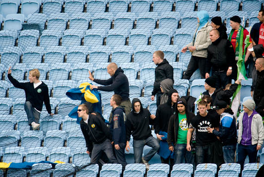 Hammarbys supporters bråkade med polisen