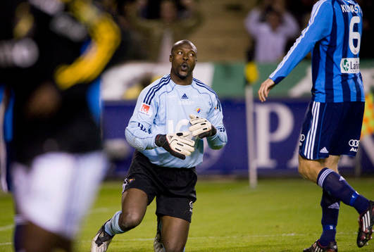 Pa Dembo Touray, målvakt, Djurgården är lite chockad
