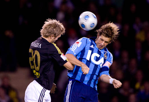 Jos Hooiveld, AIK och Mikael Dahlberg, Djurgården