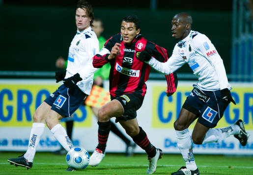 Nabil Bahoui, Brommapojkarna, gjorde segermålet 1-0