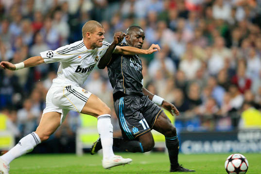 Pepe, Real Madrid och Mamadou Niang, Marseille