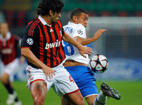 Kakha Kaladze, Milan och Johan Vonlanthen, Zürich