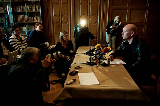 Mats Sundin, presskonferens