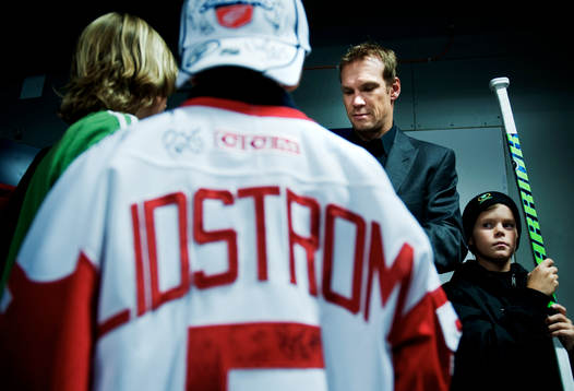 Bläddra bland fler bilder av Ishockey, NHL Premiere Challenge, Färjestad - Detroit Red Wings