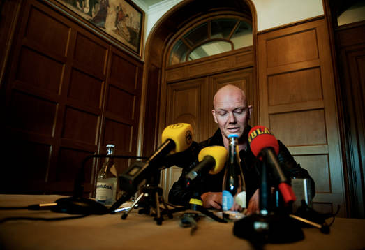 Mats Sundin, presskonferens